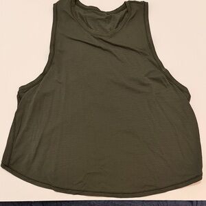 LULULEMON FAST AS LIGHT CAMO SZ 6 Sleeveless Women's Top